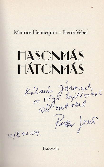 Hasonmás hátonmás - Oskola Antikvárium