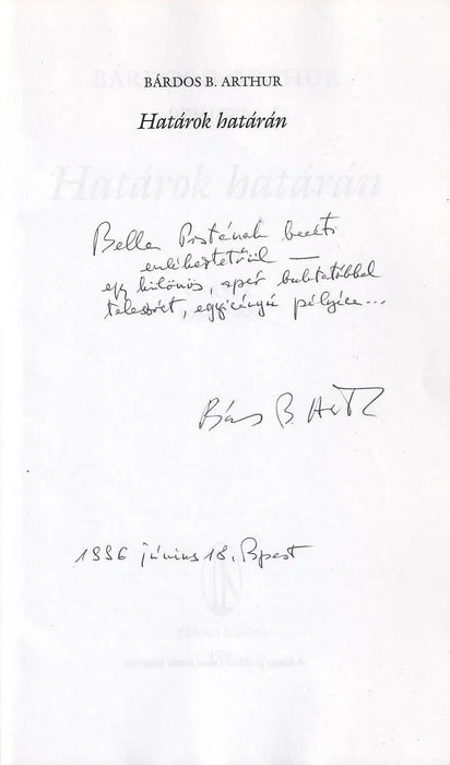 Határok határán - Oskola Antikvárium