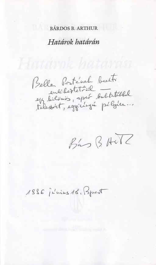 Határok határán - Oskola Antikvárium