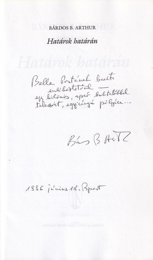 Határok határán - Oskola Antikvárium