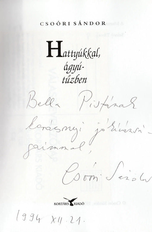 Hattyúkkal, ágyútűzben - Oskola Antikvárium