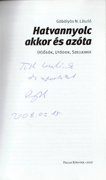 Hatvannyolc - akkor és azóta - Oskola Antikvárium