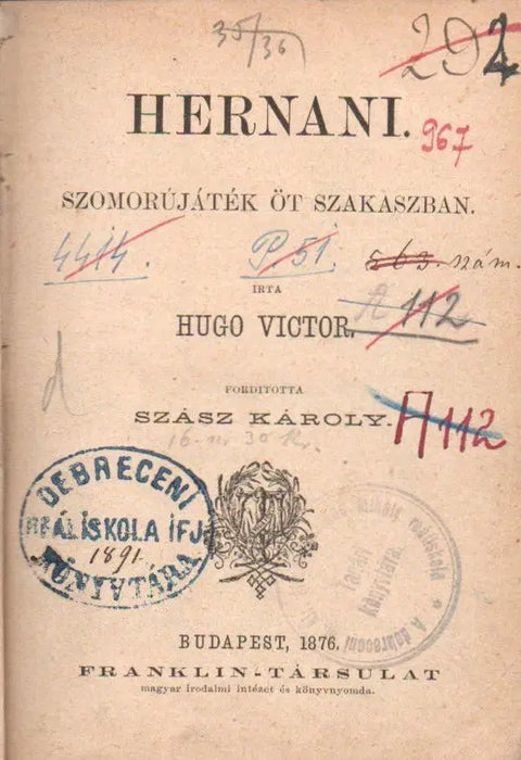 Hernani - Oskola Antikvárium