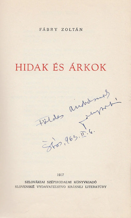 Hidak és árkok - Oskola Antikvárium