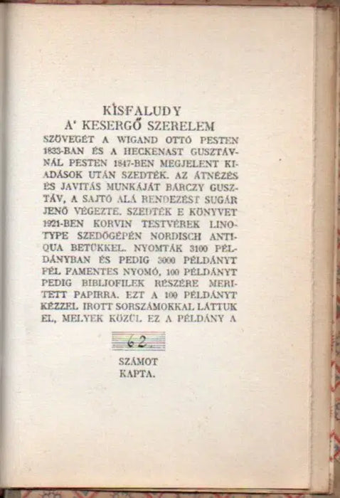 Himfy szerelmei I - II. - Oskola Antikvárium
