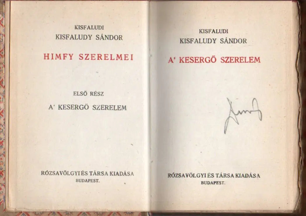 Himfy szerelmei I - II. - Oskola Antikvárium