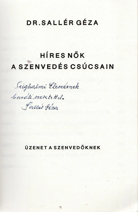 Híres nők a szenvedés csúcsain - Oskola Antikvárium