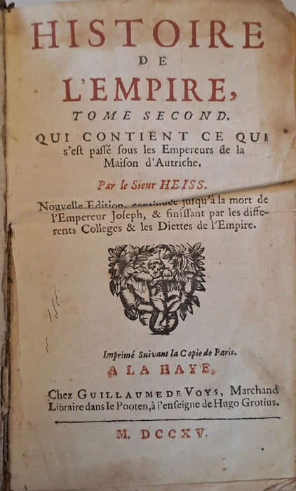 Histoire de l'Empire II. - Oskola Antikvárium