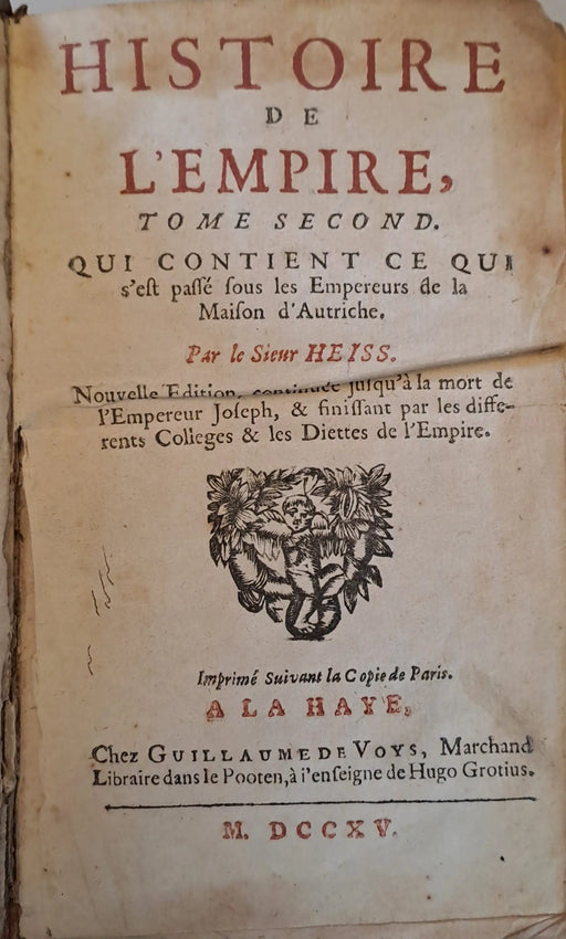 Histoire de l'Empire II. - Oskola Antikvárium
