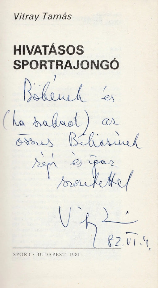 Hivatásos sportrajongó - Oskola Antikvárium