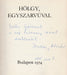 Hölgy, egyszarvúval - Oskola Antikvárium