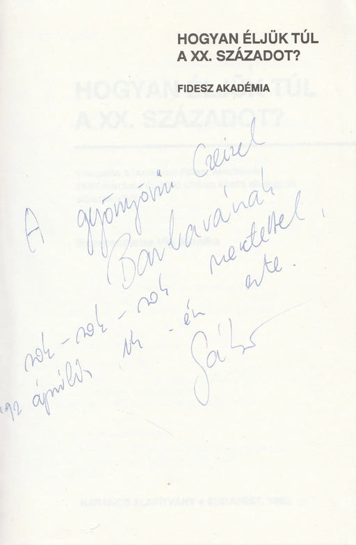 Hogyan éljük túl a XX. századot? - Oskola Antikvárium