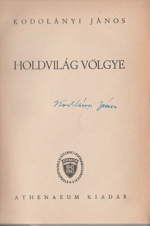 Holdvilág völgye - Oskola Antikvárium