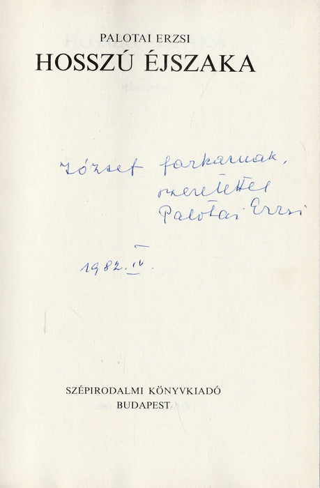 Hosszú éjszaka - Oskola Antikvárium