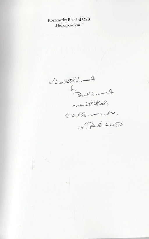 "Hozzád emelem..." - Oskola Antikvárium