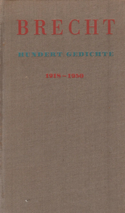 Hundert Gedichte - Oskola Antikvárium