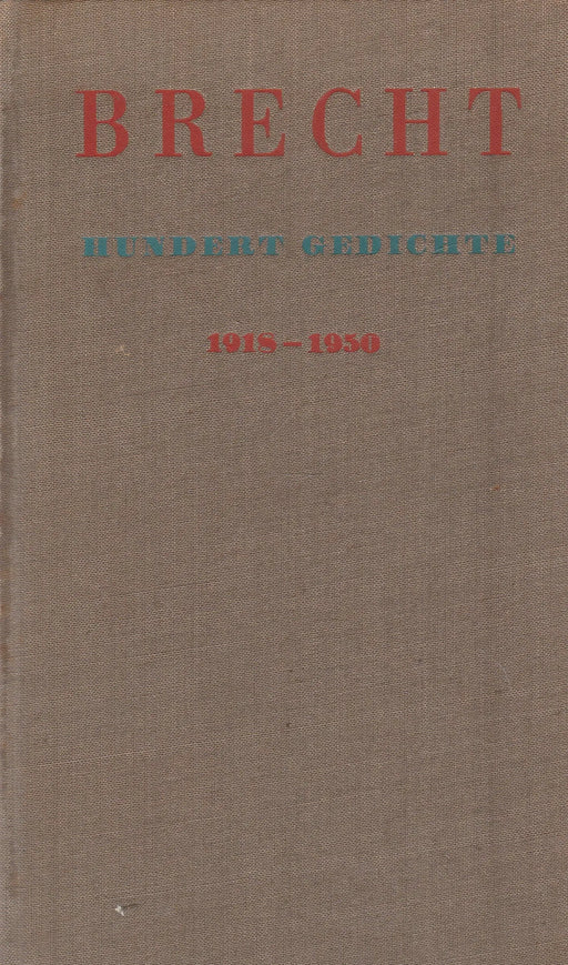 Hundert Gedichte - Oskola Antikvárium