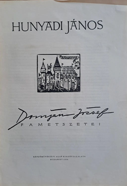 Hunyadi János - Domján József fametszetei - Oskola Antikvárium
