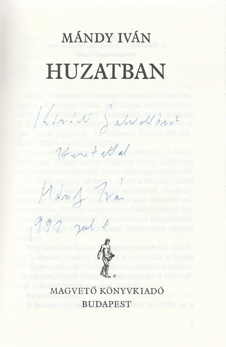 Huzatban - Oskola Antikvárium