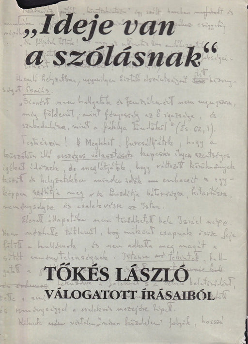 "Ideje van a szólásnak" - Oskola Antikvárium