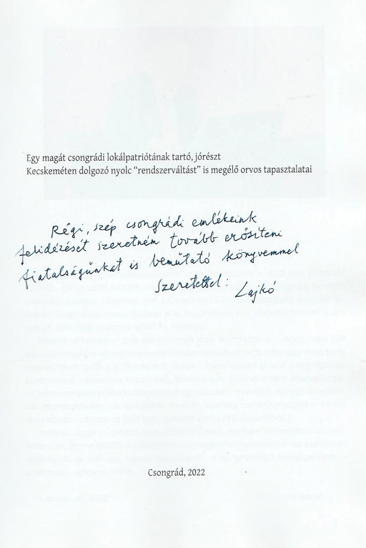 Ifj. Dr. Gulyás Lajos belgyógyász, ny. alezredes élettörténete - Oskola Antikvárium