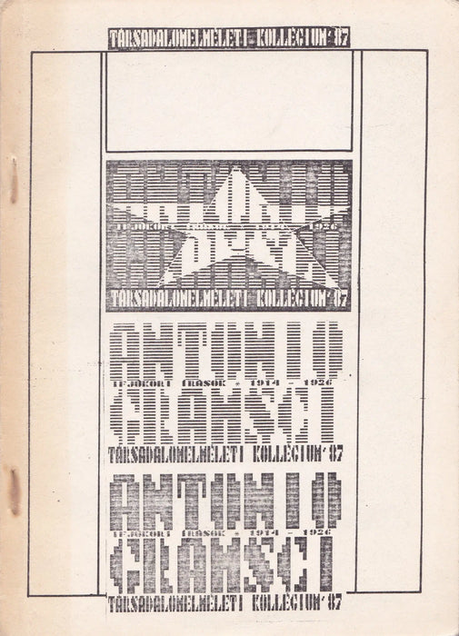 Ifjúkori írások (1914 - 1926) - Oskola Antikvárium