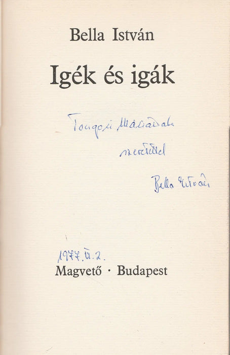 Igék és igák - Oskola Antikvárium