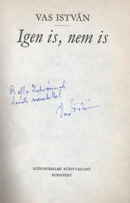 Igen is, nem is - Oskola Antikvárium