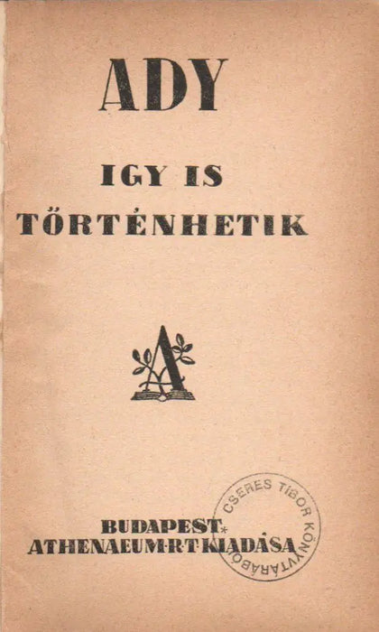 Így is történhetik - Oskola Antikvárium