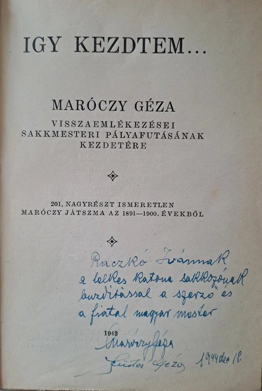 Így kezdtem... - Oskola Antikvárium