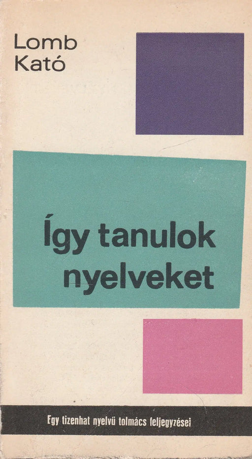 Így tanulok nyelveket - Oskola Antikvárium