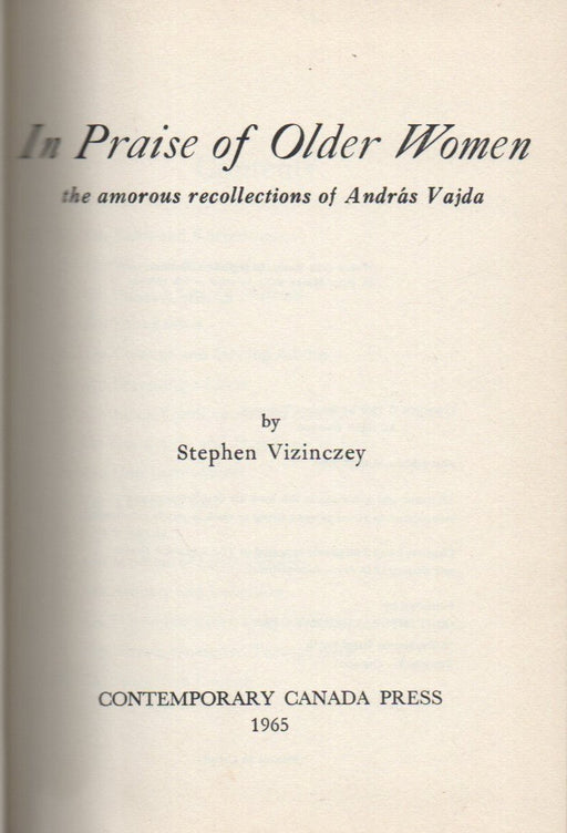 In Praise of Older Women - Oskola Antikvárium