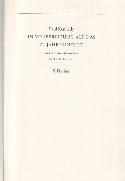 In Vorbereitung auf das 21. Jahrhundert - Oskola Antikvárium