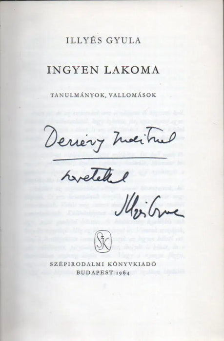 Ingyen lakoma I - II. - Oskola Antikvárium