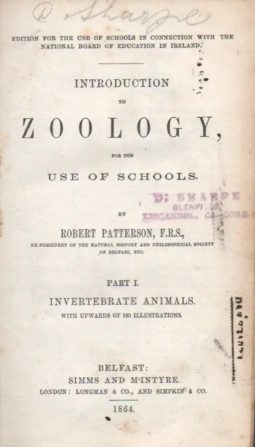 Introduction to Zoology for the Use of Schools I. - Oskola Antikvárium