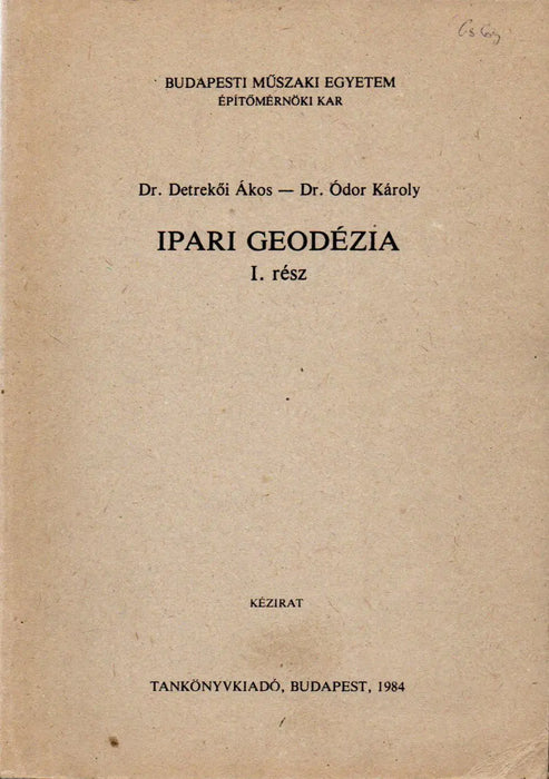 Ipari geodézia I - II. - Oskola Antikvárium