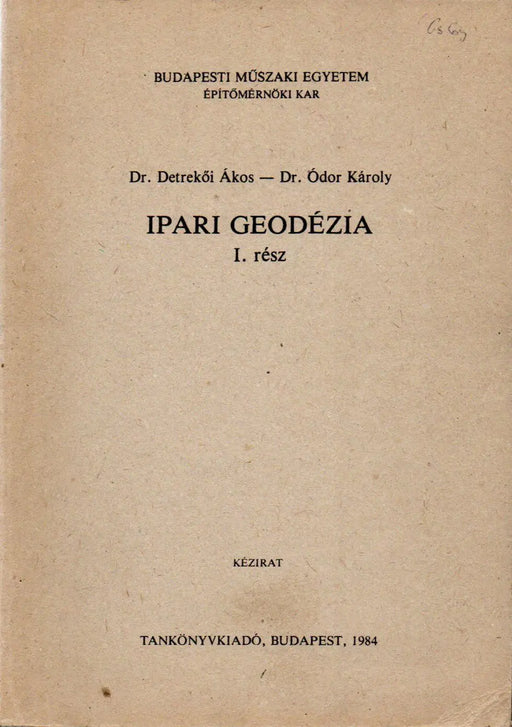 Ipari geodézia I - II. - Oskola Antikvárium