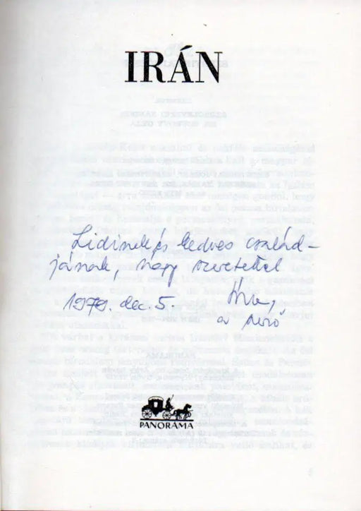 Irán - Oskola Antikvárium