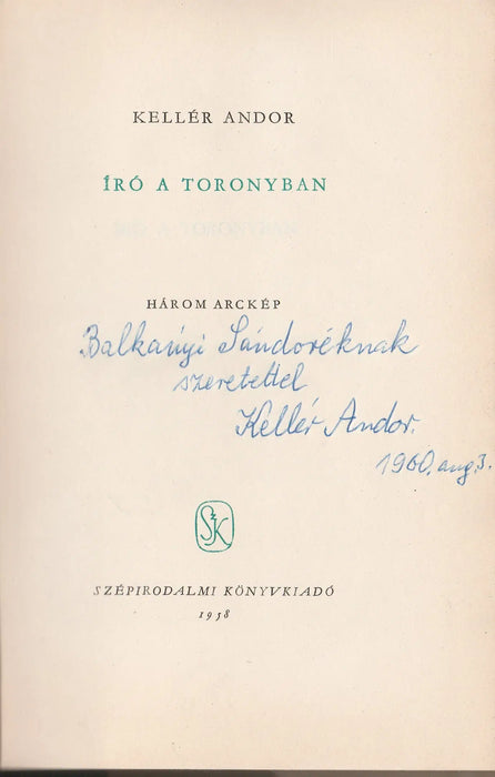 Író a toronyban - Oskola Antikvárium