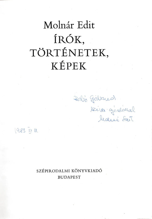 Írók, történetek, képek - Oskola Antikvárium