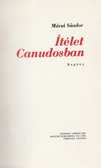 Ítélet Canudosban - Oskola Antikvárium