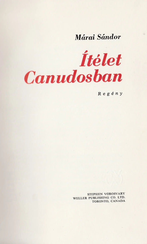 Ítélet Canudosban - Oskola Antikvárium