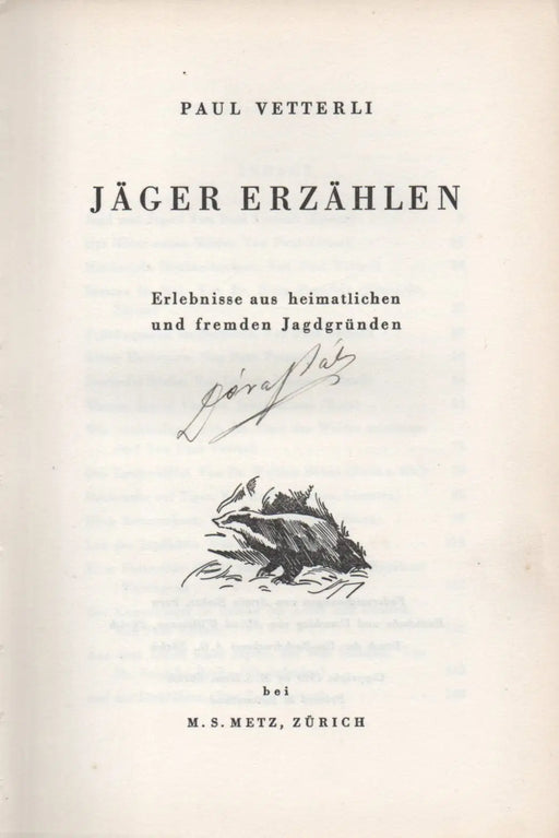 Jäger erzählen - Oskola Antikvárium