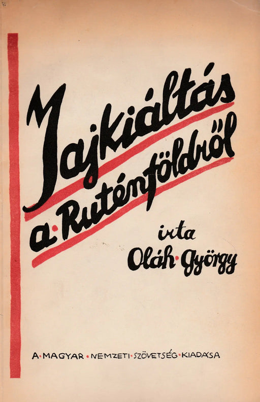 Jajkiáltás a Ruténföldről - Oskola Antikvárium