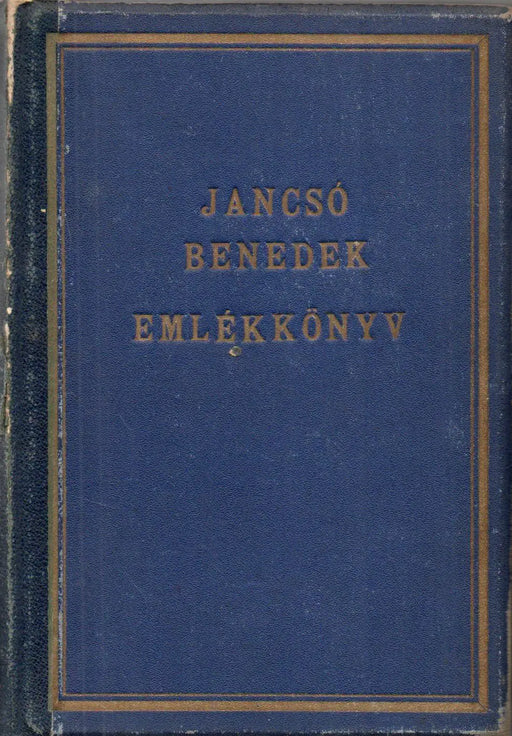 Jancsó Benedek Emlékkönyv - Oskola Antikvárium