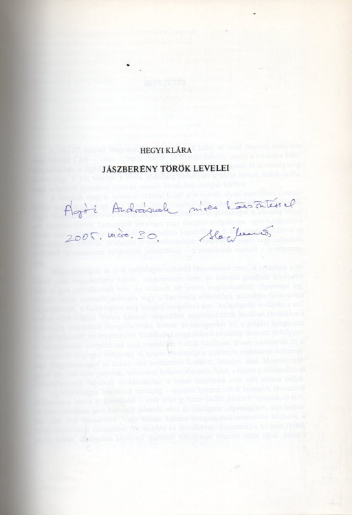 Jászberény török levelei - Latin és magyar nyelvű források a Jászság XVI - XVII. századi történetéhez - Oskola Antikvárium