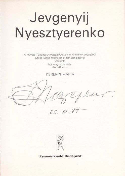 Jevgenyij Nyesztyerenko - Oskola Antikvárium