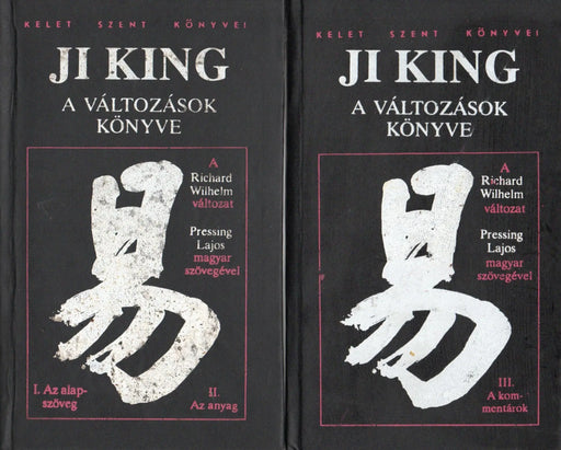 Ji King - A változások könyve I - III. - Oskola Antikvárium