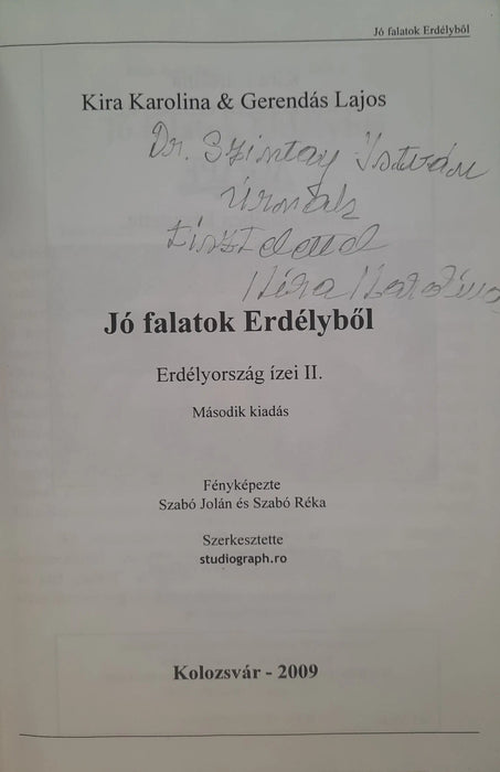 Jó falatok Erdélyből - Oskola Antikvárium