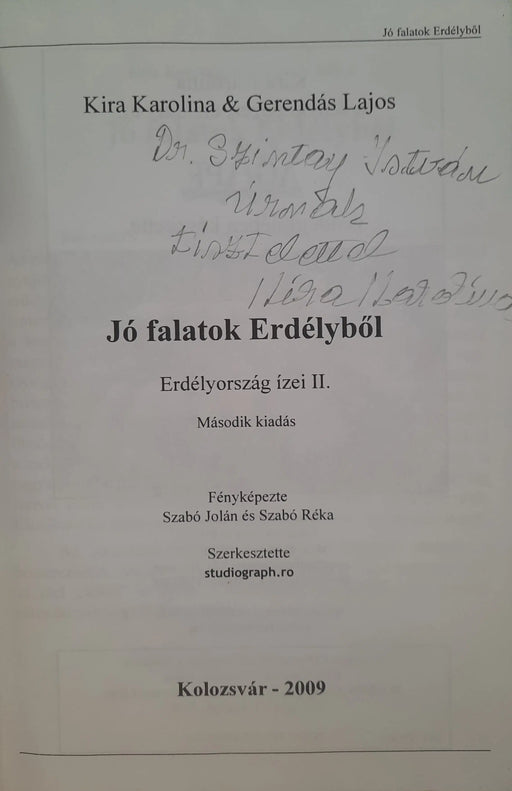 Jó falatok Erdélyből - Oskola Antikvárium